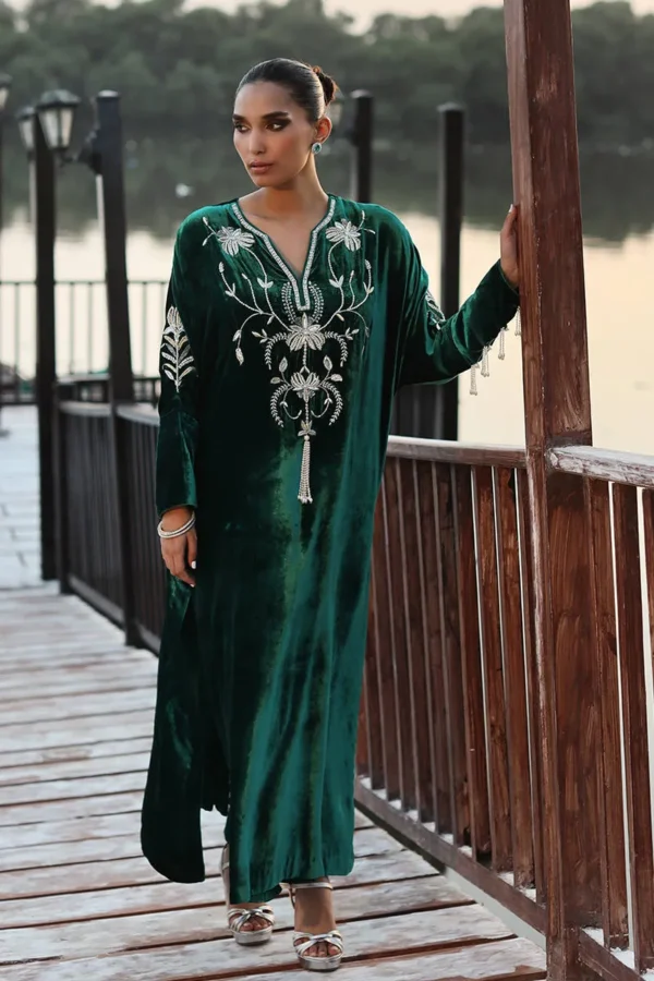 Deep Sea Kaftan - Farida Hasan