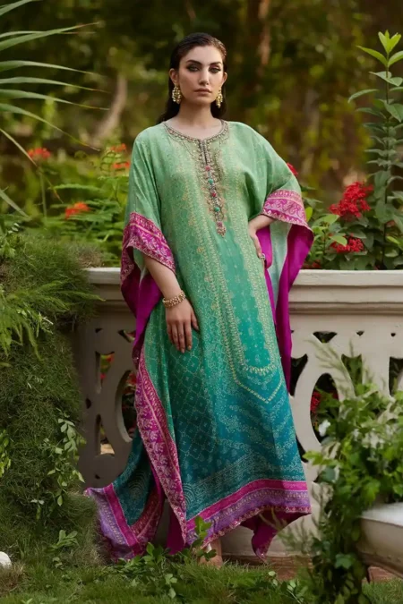 Persia Teal Ombre - Farah Talib Aziz