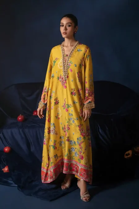 Printed Kaftan - Ammara Khan