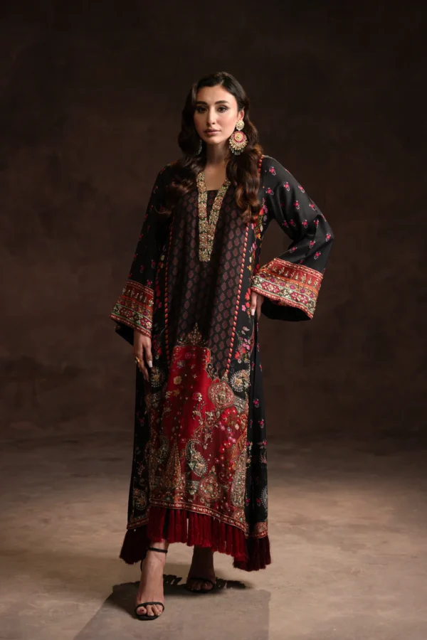 Multi Tassel Black - Ammara Khan